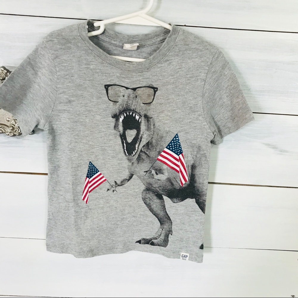 Toddler Boy 4th of July Tee 🦖🇺🇸